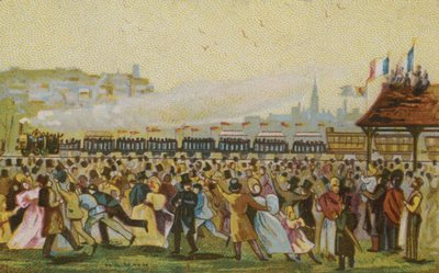 Apertura della prima ferrovia francese, 1832 da French School