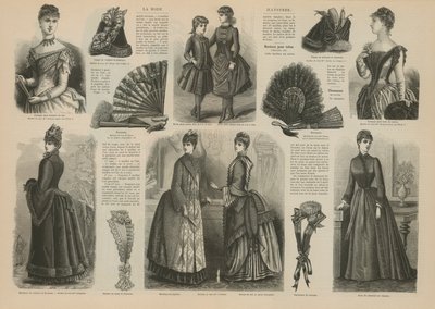 Pagina da La Mode Illustrée da French School