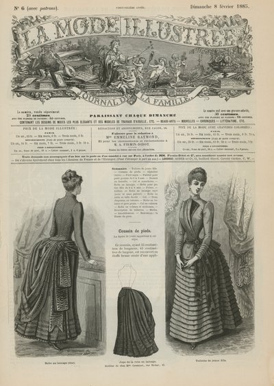 Pagina da La Mode Illustrée da French School