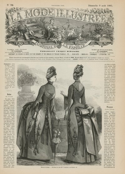 Pagina da La Mode Illustrée da French School