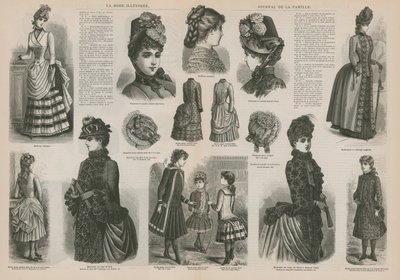 Pagina da La Mode Illustrée da French School