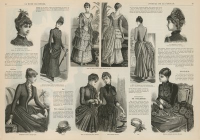 Pagina da La Mode Illustrée da French School