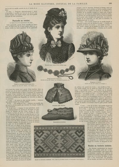 Pagina da La Mode Illustrée da French School