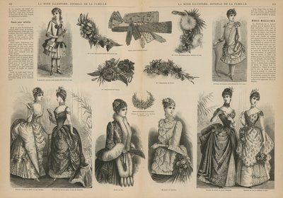 Pagina da La Mode Illustrée da French School