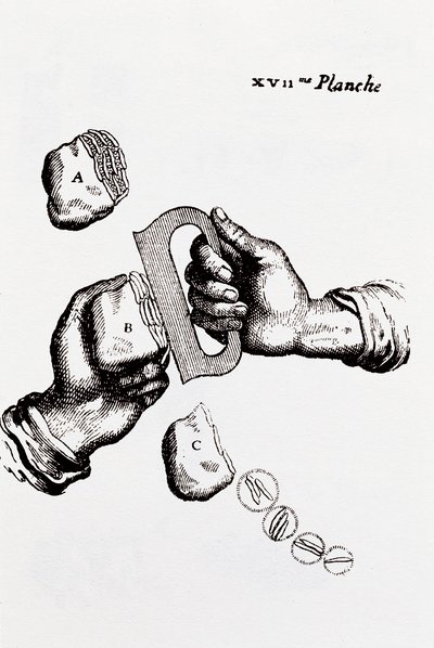 Pagina da "Les principles de philosophie" di René Descartes (1596-1650) da French School
