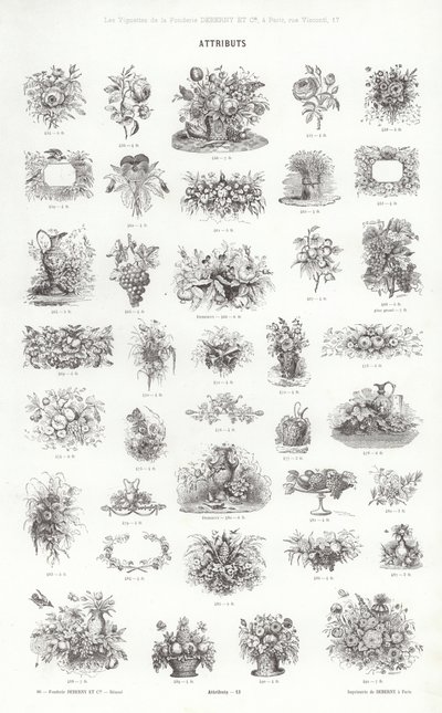 Pagina da Vignettes Typographiques da French School