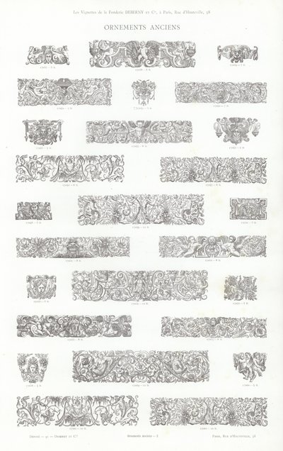 Pagina da Vignettes Typographiques da French School