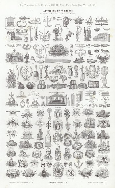 Pagina da Vignettes Typographiques da French School
