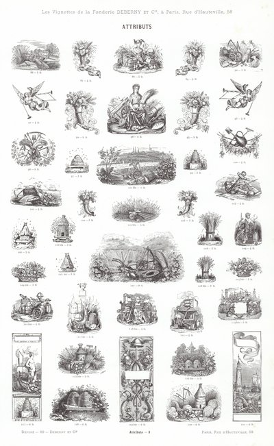 Pagina da Vignettes Typographiques da French School