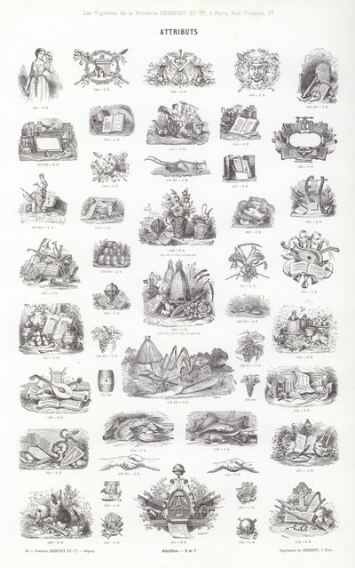 Pagina da Vignettes Typographiques da French School