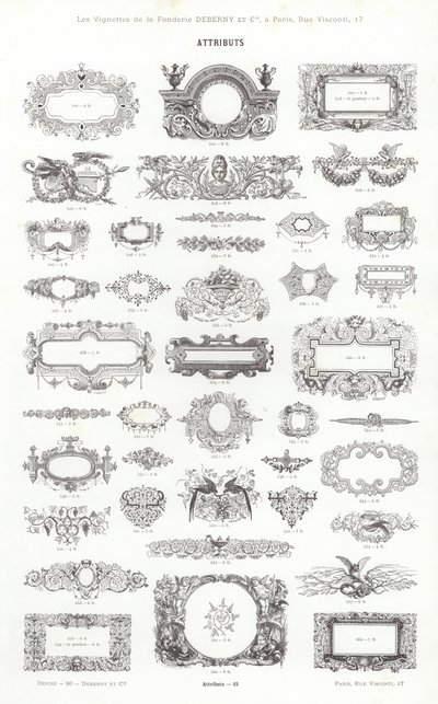 Pagina da Vignettes Typographiques da French School