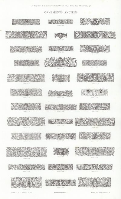 Pagina da Vignettes Typographiques da French School