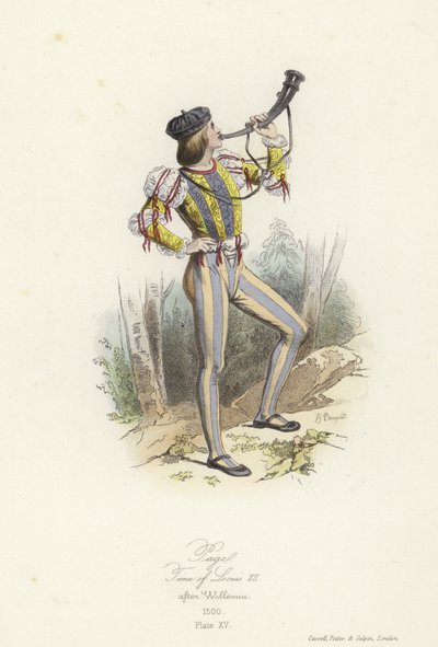 Paggio, regno di Luigi XII di Francia da French School