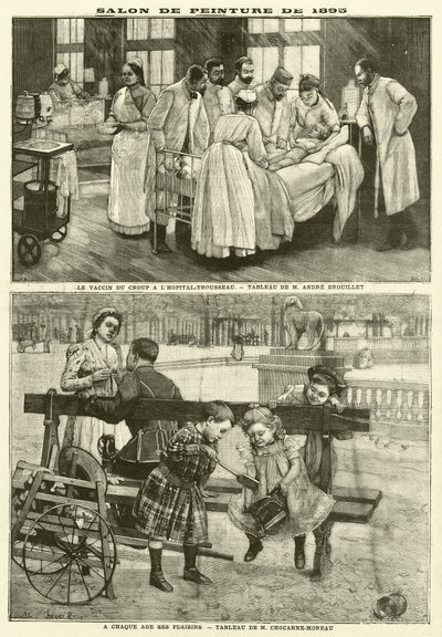 Dipinti esposti al Salon di Parigi del 1895 da French School