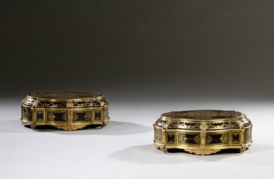 Coppia di cofanetti Luigi XIV, c.1700-15 da French School