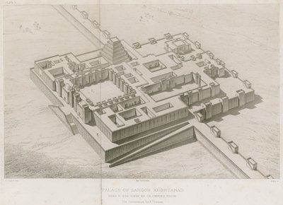 Palazzo di Sargon Khorsabad da French School
