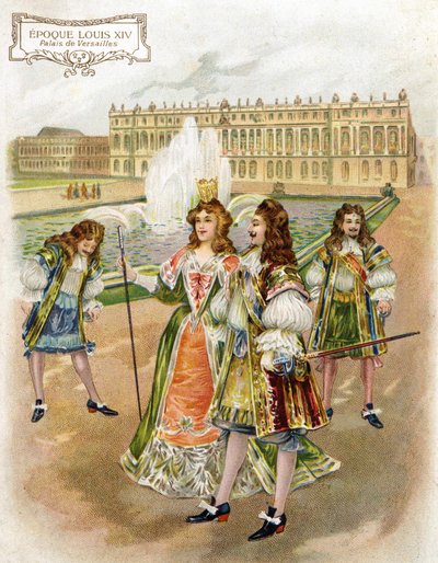 Palazzo di Versailles al tempo di Luigi XIV da French School