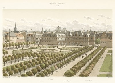 Palais Royal, 1645 da French School