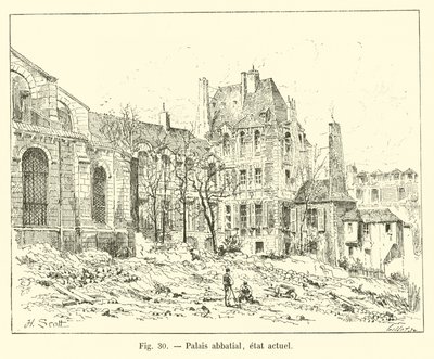 Palazzo abbaziale, stato attuale da French School