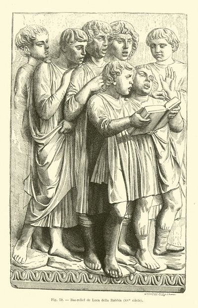 Pannello della Cantoria da French School