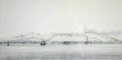 Panorama della baia di Papeti, da 
