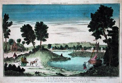 Veduta panoramica del fiume e dell