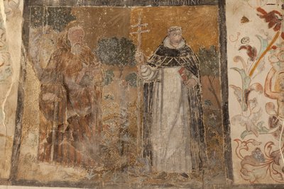Chiesa parrocchiale (Església de la Mare de Déu de Solers). Interno. Le navate. Dipinti murali. Dettaglio. XVI secolo (?). da French School