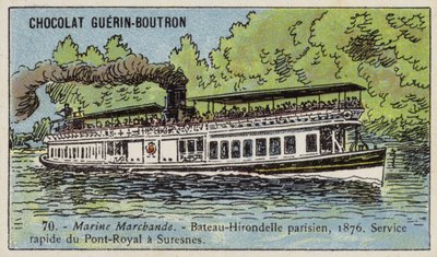 Bateau-hirondelle parigino da French School