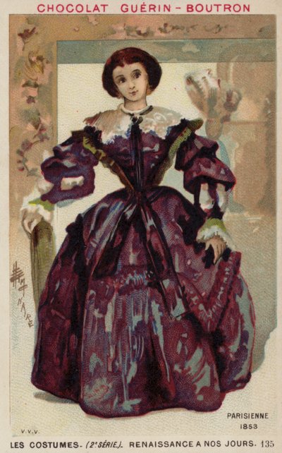 Moda parigina, 1853 da French School