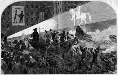 Festa nelle strade di New York (New York) per celebrare l