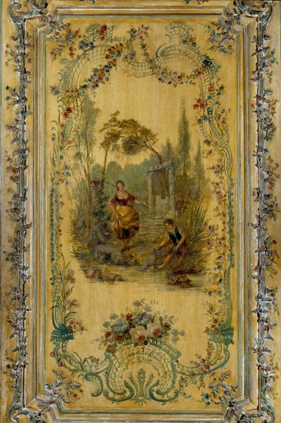 Scena pastorale, pannello dell