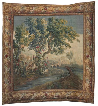 Arazzo Pastorale, Beauvais, metà del XVIII secolo da French School