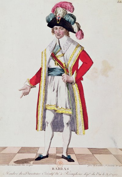 Paul Francois Jean Nicolas (1755-1829) Visconte di Barras da French School