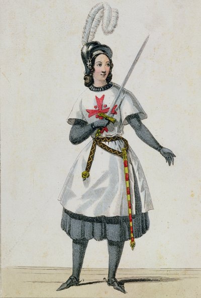 Pauline Garcia-Viardot (1821-1910) nel ruolo di Tancredi nell