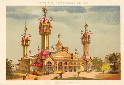 Padiglione dei Bambini, Esposizione Universale 1889, Parigi da French School