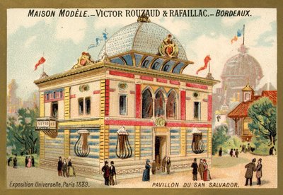 Padiglione di San Salvador, Esposizione Universale, Parigi da French School