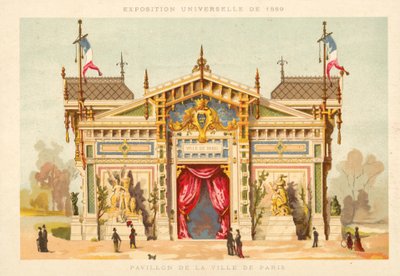 Padiglione della Città di Parigi, Esposizione Universale 1889, Parigi da French School