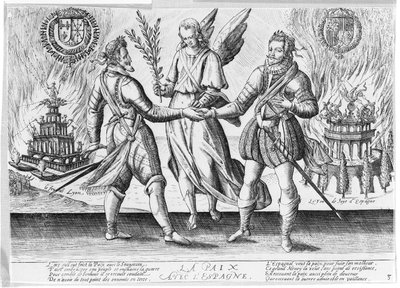 Pace con la Spagna, 1598 da French School