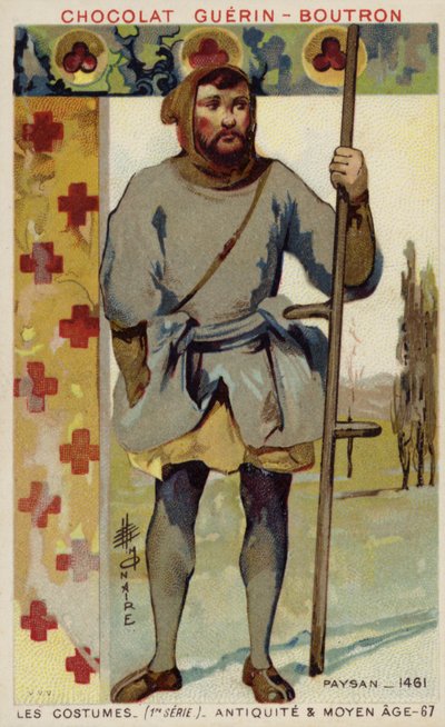Contadino, 1461 da French School