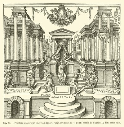 Pittura allegorica posta all