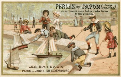 Carta commerciale Perles du Japon da French School