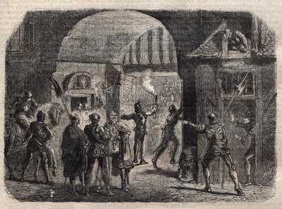 Perrinet Leclerc apre di notte la porta di Buci, a Parigi, ai Borgognoni, 29 maggio da French School