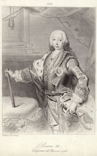 Pietro III di Russia da French School