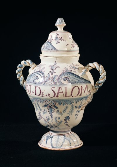 Vaso farmaceutico (maiolica) da French School