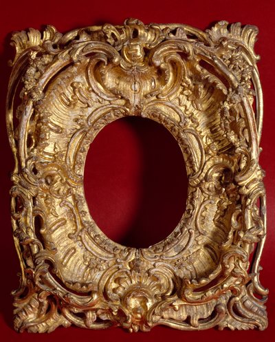 Cornice in legno dorato. Francia XVIII secolo da French School