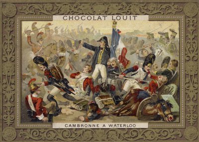 Pierre Cambronne, generale francese, alla Battaglia di Waterloo, 1815 da French School