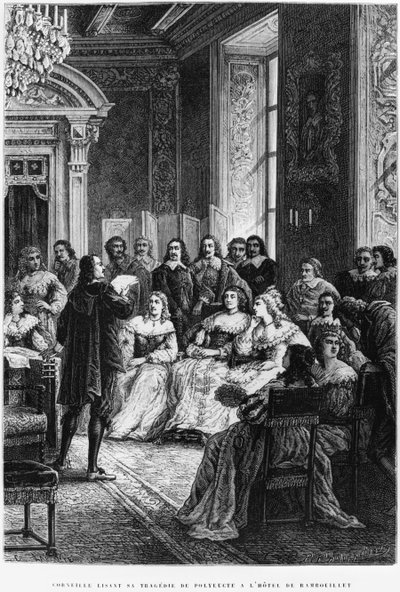 Pierre Corneille (1606-84) legge Polyeucte all
