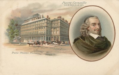 Pierre Corneille (litografia a colori) da French School