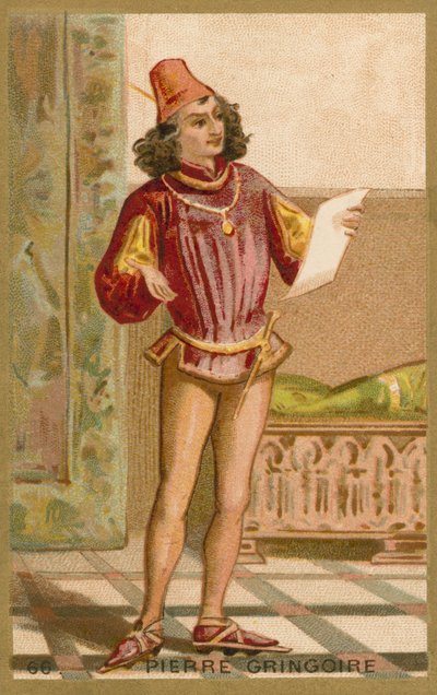 Pierre Gringoire, poeta e drammaturgo francese da French School