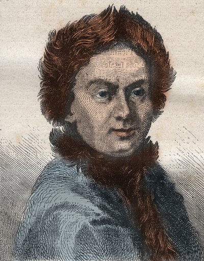 Pierre Louis Moreau de Maupertuis, astronomo (1698 - 1759) - illustrazione tratta da "I grandi marinai del XVIII secolo" da French School
